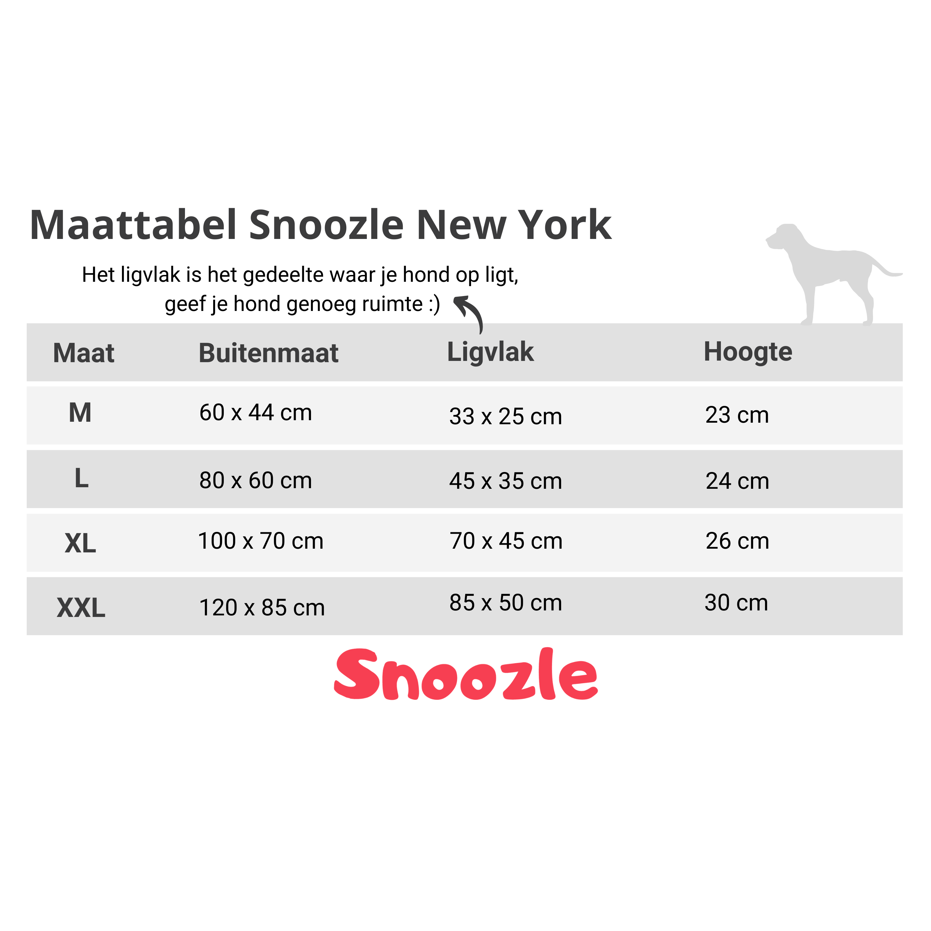 Snoozle Hondenmand New York